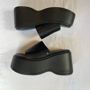 Windsor Smith Leather Platform Sandals